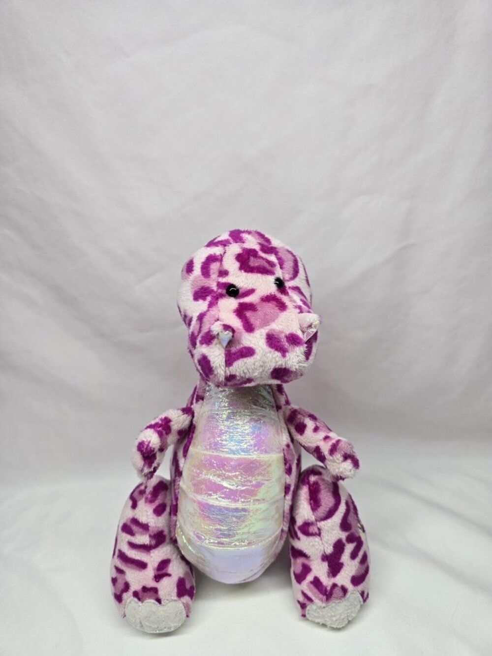 GANZ Webkinz Spotty Dinosaur HM339 Stuffed Animal Toy- NO Code